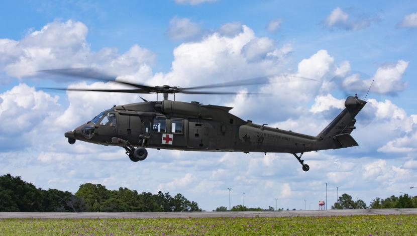 Forge 612, USAARL's MEDEVAC research helicopter